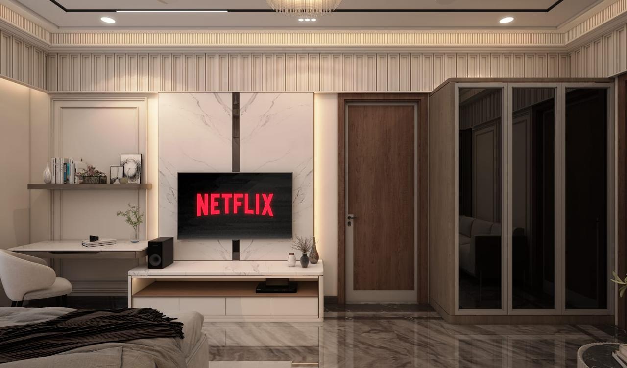 Architectural Louvered TV Unit (T1)
